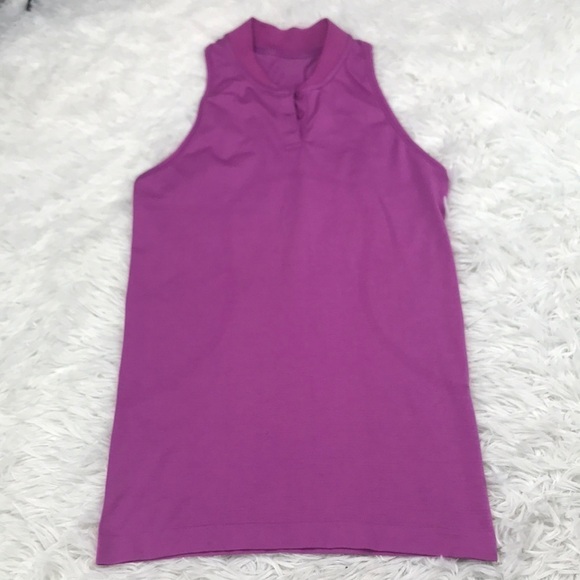 lululemon athletica Tops - Lululemon Swiftly Speed Sleeveless Henley Hyacinth / Hyacinth